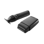 BaBylissPRO Limited Edition Matte Black Trimmer & Double Foil Shaver Combo FXDUOFS2TMB – Premium Grooming Set
