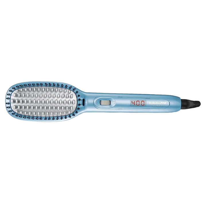 BaBylissPRO Nano Titanium Flat Iron & Thermal Brush Combo BNTPP52UC