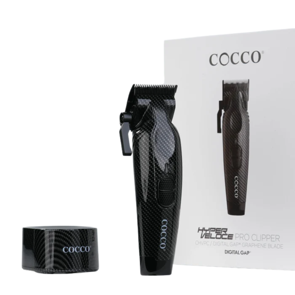 Cocco Hyper Veloce Pro Clipper Carbon Fiber Graphene Blade Cordless Clipper CHVPC-CF