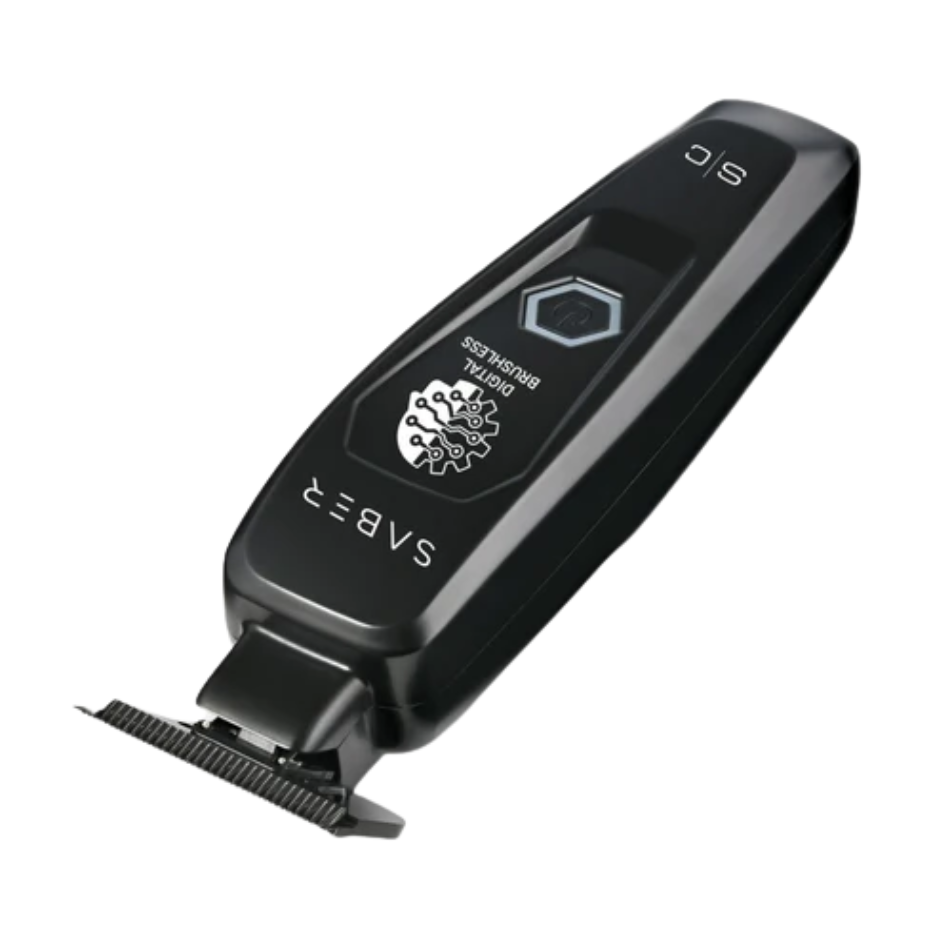 StyleCraft Black Saber Cordless Trimmer SC403B – Precision Brushless Trimmer