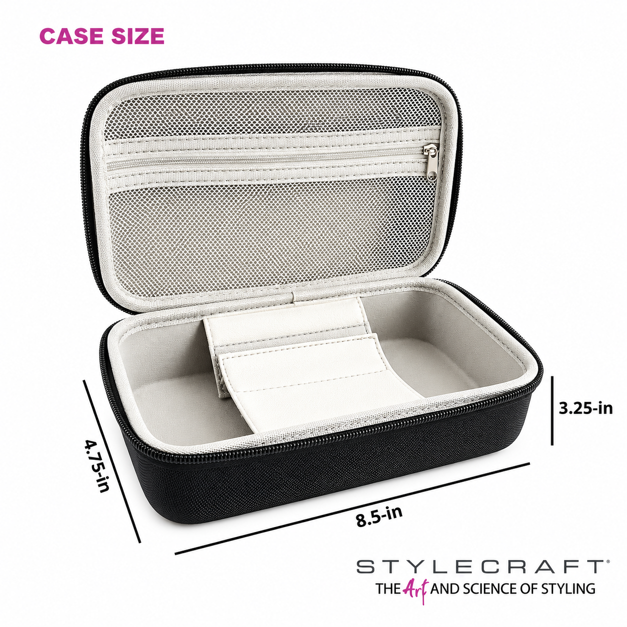 StyleCraft Clipper, Trimmer & Shaver Travel Case #SC301B