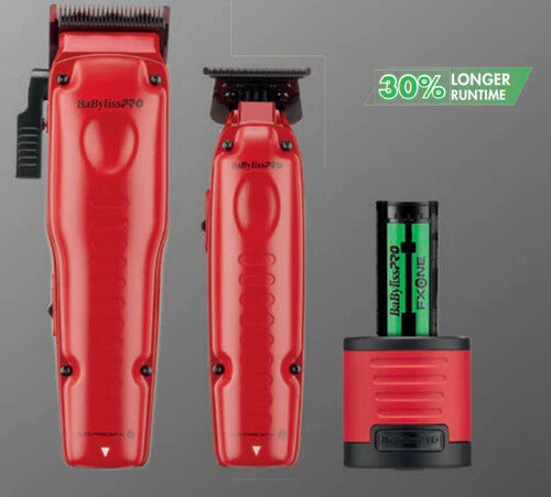 BaBylissPRO FXONE LO‑PRO Matte Red Combo (FX129MRPK)
