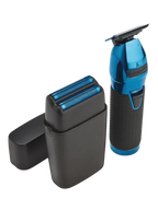 BaBylissPRO LimitedFX Black & Blue Trimmer & Foil Shaver Set – FXDUOFS2TBL