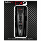 BaBylissPRO FX3 Matte Black High-Torque Clipper & Trimmer Combo FXX3CB + FXX3TB