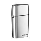BaBylissPRO Limited Edition Silver Trimmer & Double Foil Shaver Combo – Premium Professional Grooming Set (FXDUOFS2TS)