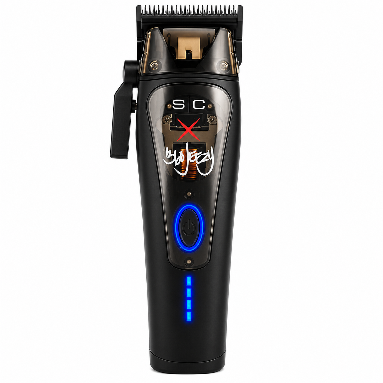 StyleCraft Instinct Clipper Combo Bundle Professional Cordless Hair Clippers SC607M + SC614B + SC608M