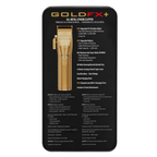 BaBylissPRO GoldFX+ All-Metal Lithium Cordless Clipper FX870NG 