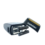 Gamma+ GP808M Boosted Foil Shaver + GP545B Gold Titanium Foil Head + GP546B Forged Cutter Blades Combo