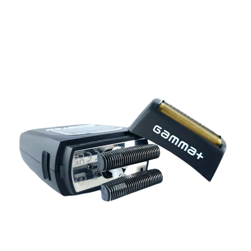 Gamma+ GP808M Boosted Foil Shaver + GP545B Gold Titanium Foil Head + GP546B Forged Cutter Blades Combo