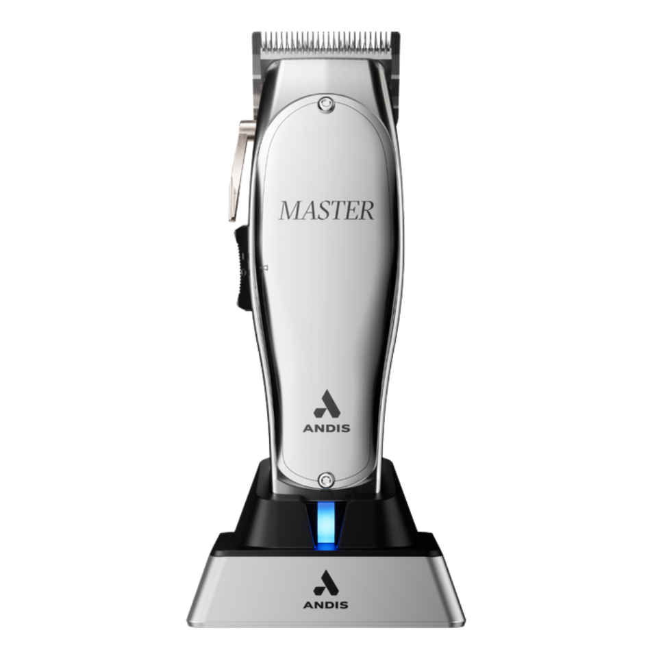 Andis Master Cordless Silver Metal Clipper 12660