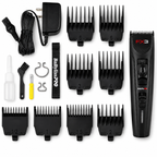 BaBylissPRO FX3 Matte Black High-Torque Cordless Clipper with Titanium Carbon-Nitride Fade Blade Combo FXX3CB + FX903B