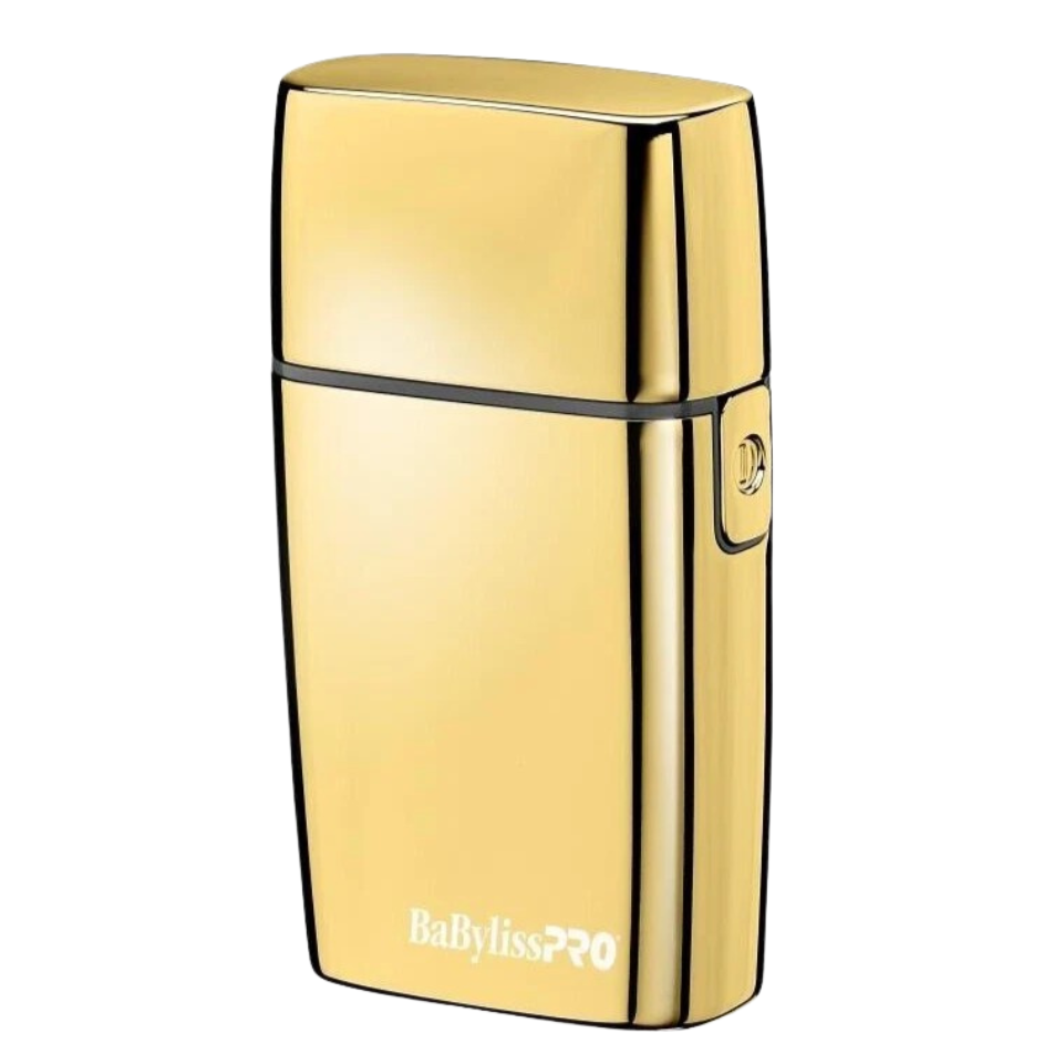 BaBylissPRO GoldFX FXFS2G – Premium Double Foil Shaver with Sleek Gold Finish, Cordless & Rechargeable