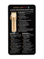 BaBylissPRO FXONE Gold FX Clipper FX899G – Premium Performance with Stunning Gold Finish