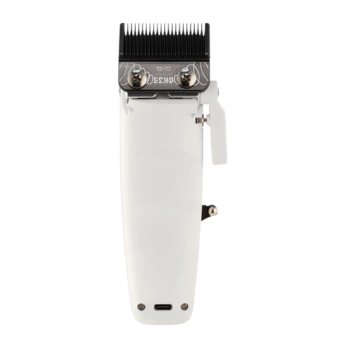 StyleCraft Saber II SC619 White – Limited Edition Cordless Digital Brushless Motor Clipper