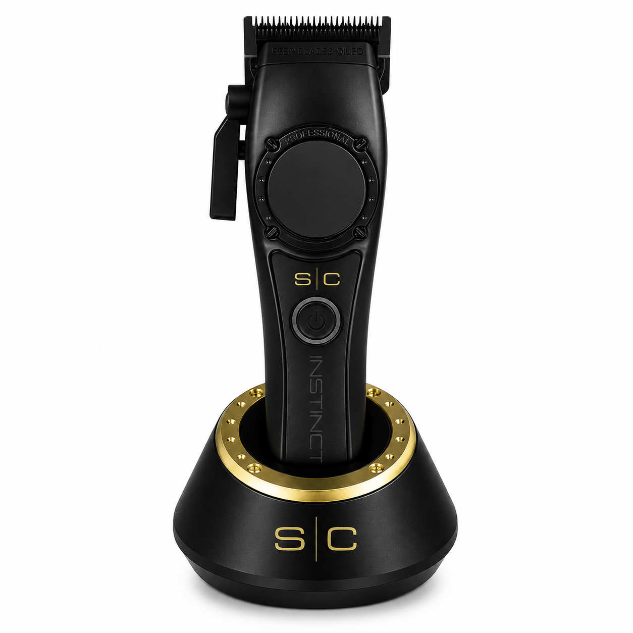 StyleCraft Instinct Clipper Combo Bundle Professional Cordless Hair Clippers SC607M + SC614B + SC608M