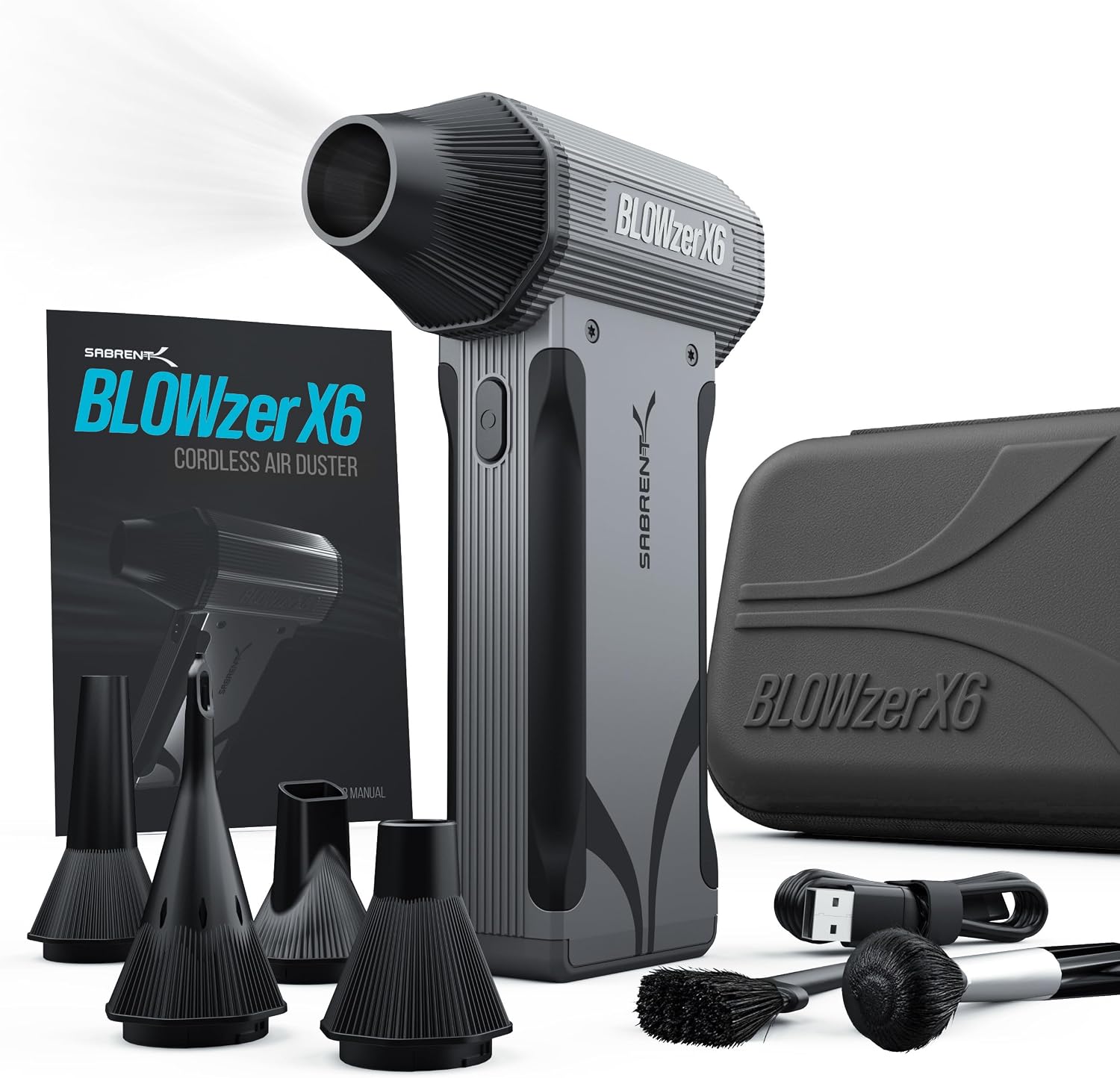 BLOWZER X6 by Sabrent Powerful Jet Air Duster for Barbers & Beauty Professionals