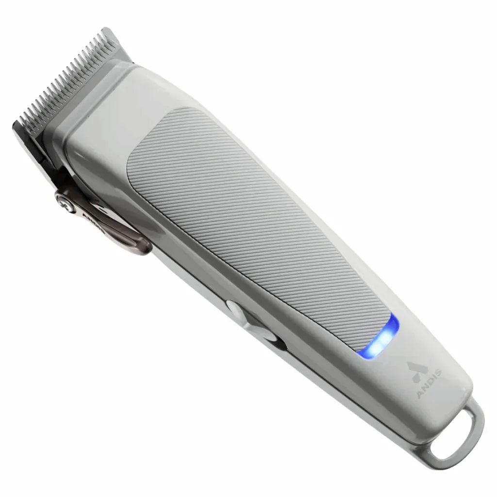Andis reVITE Cordless Lithium-Ion Adjustable Taper Hair Cutting Clipper with Stainless Steel Blade - Grey 86100