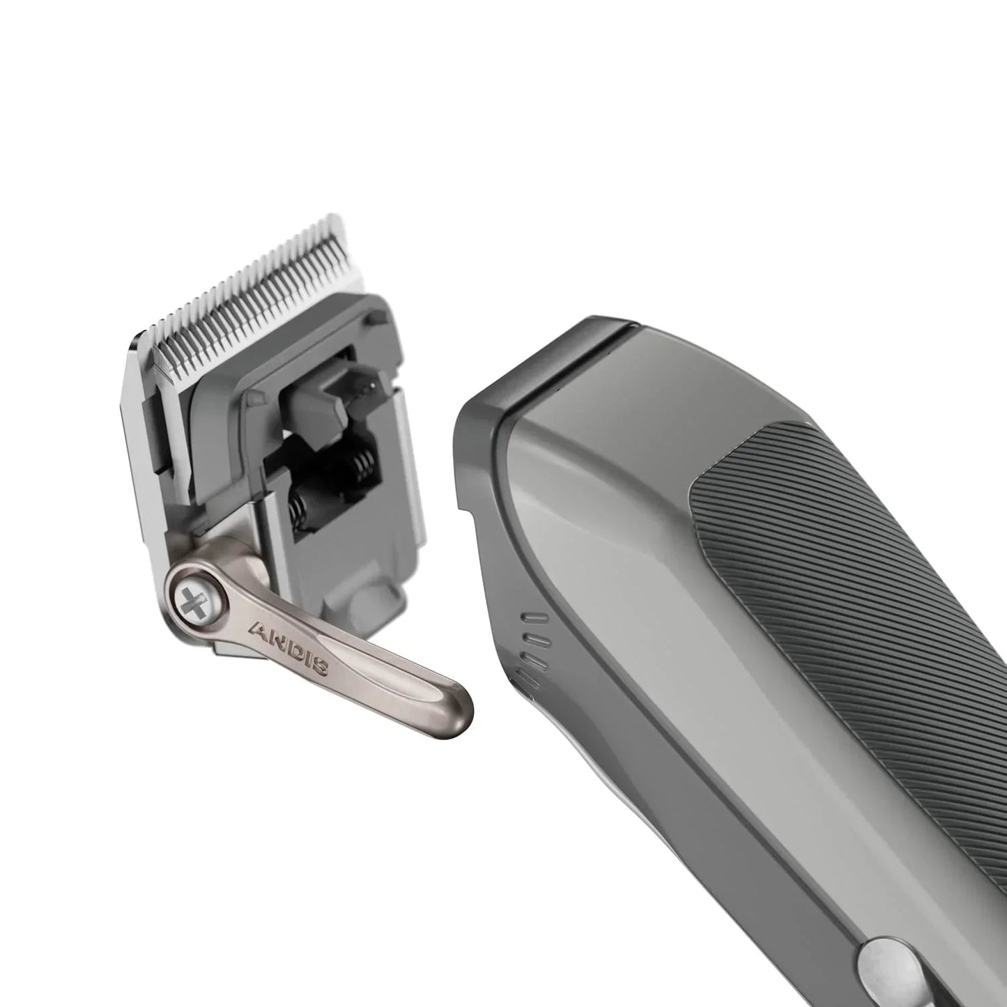 Andis reVITE Cordless Lithium-Ion Adjustable Taper Hair Cutting Clipper with Stainless Steel Blade - Grey 86100