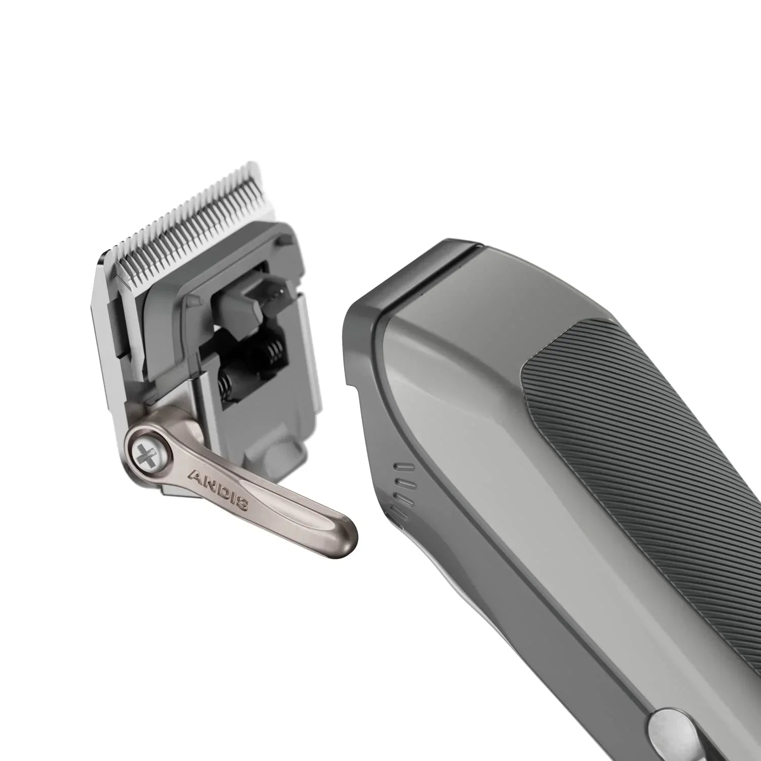 Andis reVITE Cordless Lithium-Ion Adjustable Taper Hair Cutting Clipper with Stainless Steel Blade - Grey 86100