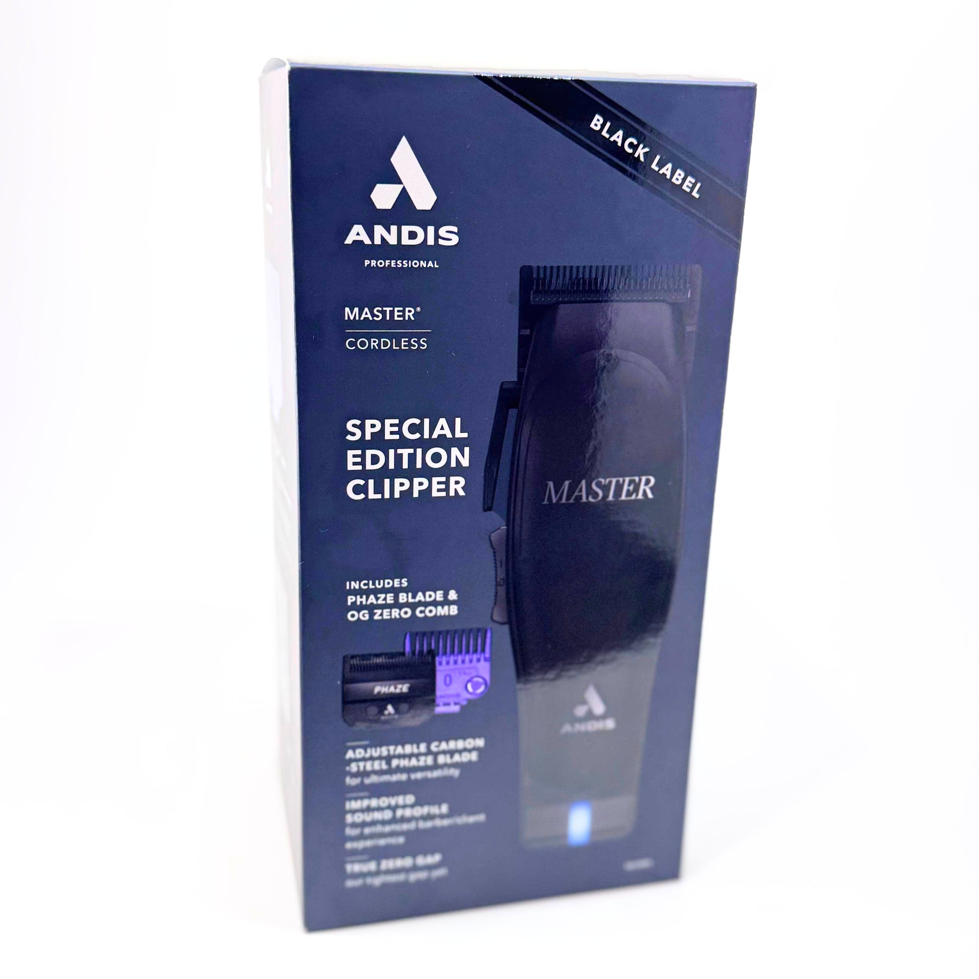 Andis Black Master Clipper box front