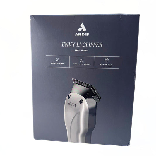 Andis Cordless Envy Li Adjustable Blade Clipper 73130 front of box