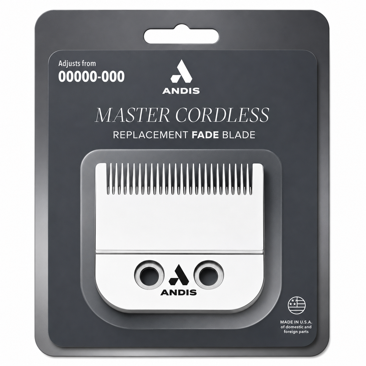 Andis Cordless Master Li Carbon Steel Replacement Fade Blade 74045