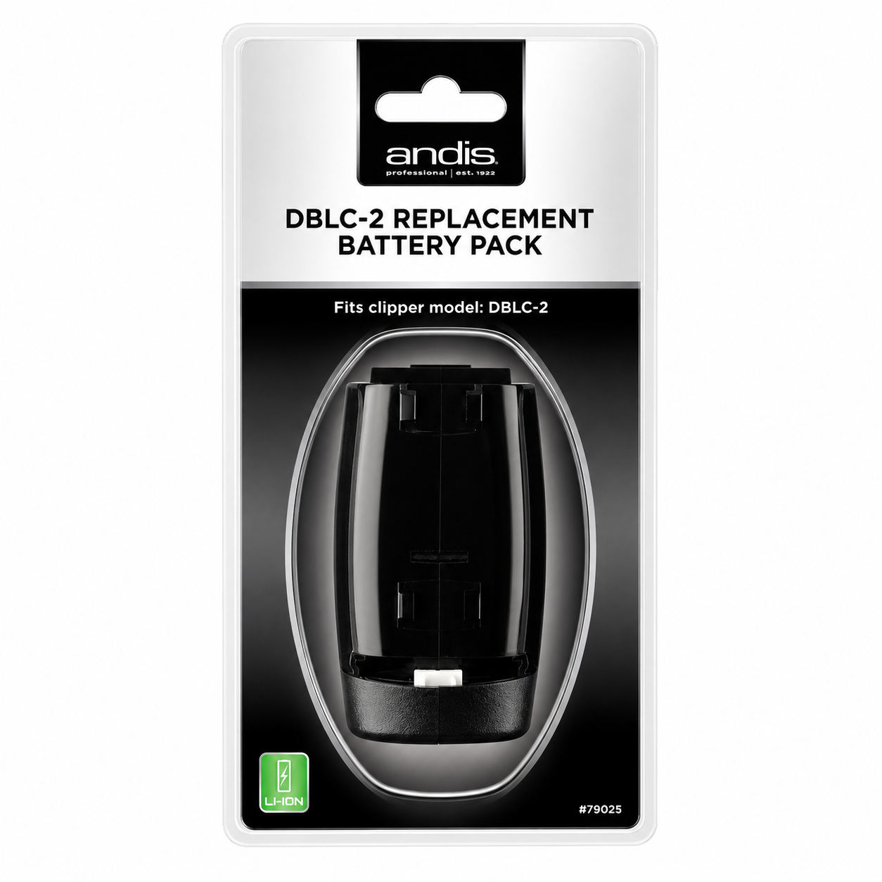 Andis DBLC-2 Lithium-Ion Replacement Battery Pack for Supra ZR II & Pulse ZR II Clippers 79025