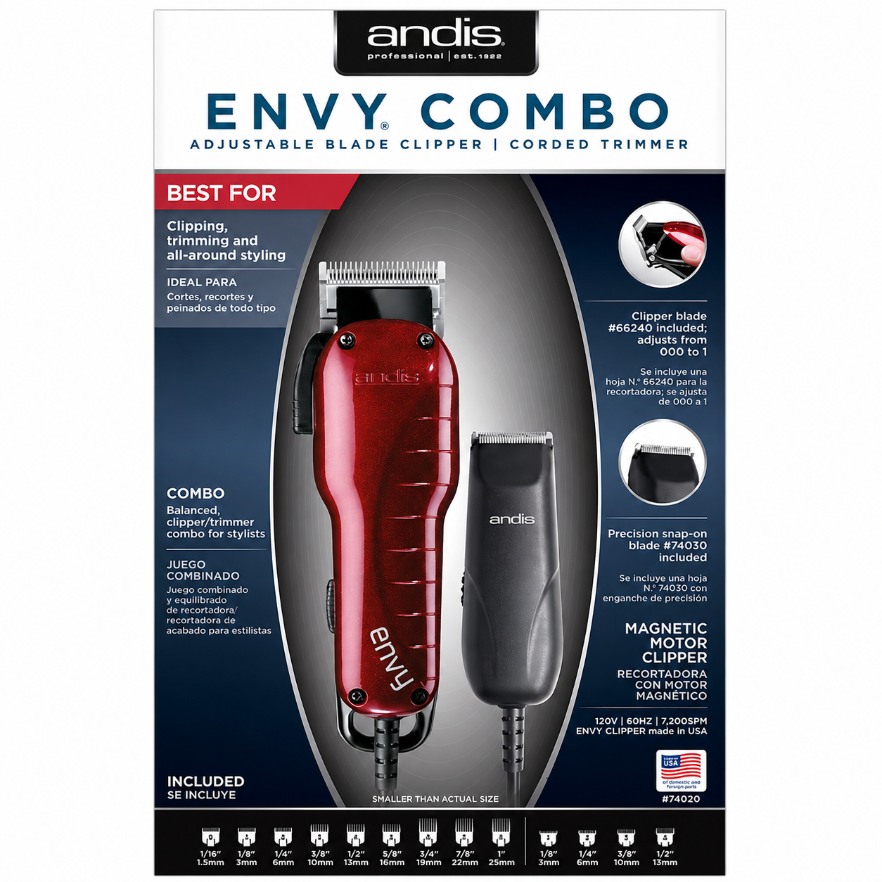 Andis Envy Combo Clipper & Trimmer Combo 74020