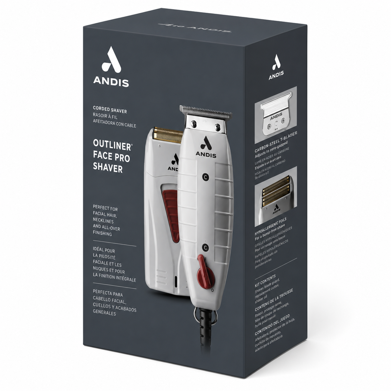 Andis  Finishing Combo T-Outliner Trimmer and Pro Foil Shaver 17195