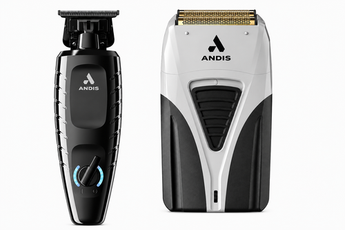 Andis GTX-EXO II Cordless Trimmer & Andis ProFoil Lithium Plus Titanium Foil Shaver Combo 561752+17255
