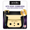 Andis GTX‑EXO Cordless Gold Replacement Blade Precision Shallow Tooth T‑Blade 74115