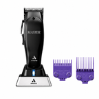 Andis Master Cordless Clipper Black Label 561895 with Master Double Magnetic Comb Set 01420