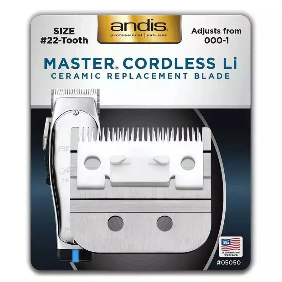 Andis Master Cordless Replacement Blade #22 Tooth – Fits MLC Model – OEM #05050 – NEW