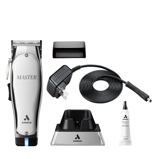 Andis Master Cordless Silver Metal Clipper 12660