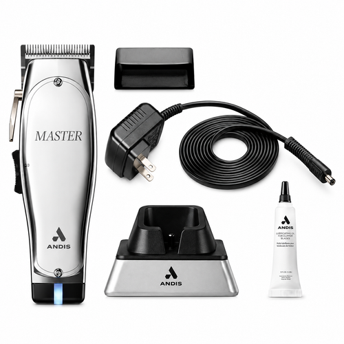 Andis Master Cordless Silver Metal Clipper 12660