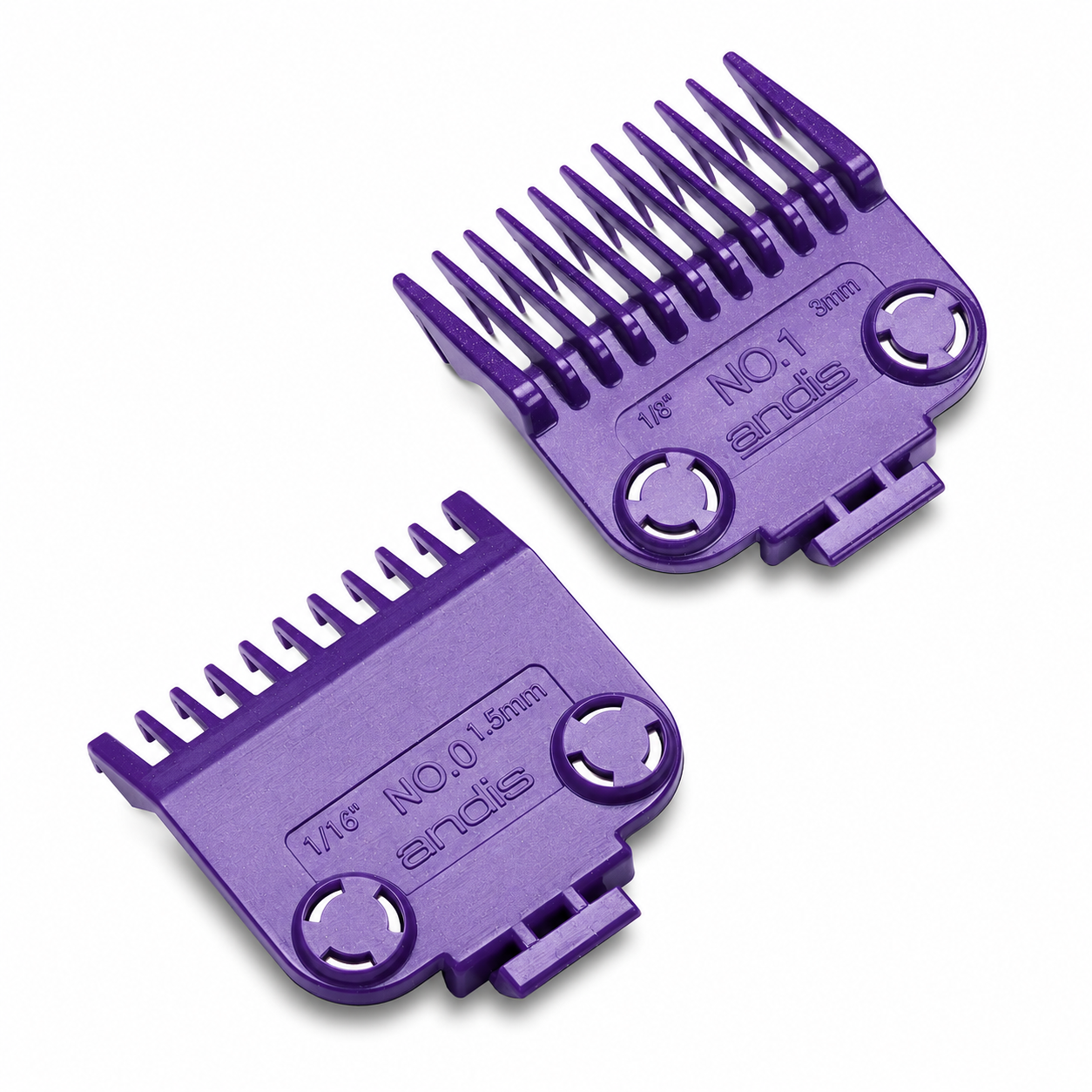 Andis Master Dual Magnetic Clipper Comb Set #0 & #1 - 01900
