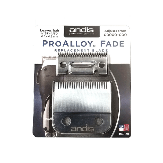 Andis ProAlloy Fade Blade #69130 – High-Precision Fade Replacement Blade front 