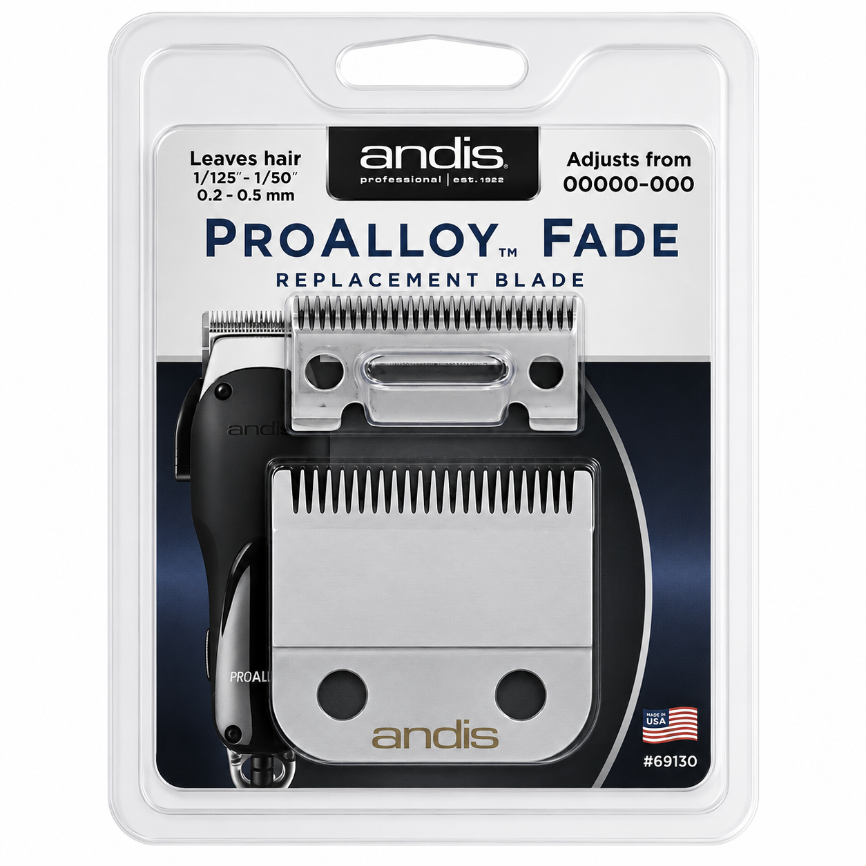 Andis ProAlloy High-Precision Fade Replacement Fade Blade 69130