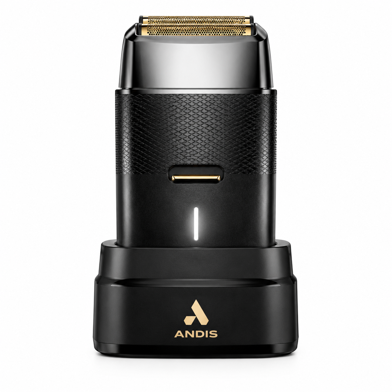 Andis ProFoil Plus II Titanium Double Foil Shaver Black Chrome TS-3 563612