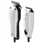 Andis Professional Barber Combo Hair Clipper and Trimmer 17 Piece Set Grey 66325 + 66615