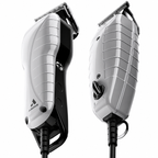 Andis Professional Barber Combo Hair Clipper and Trimmer 17 Piece Set Grey 66325 + 66615
