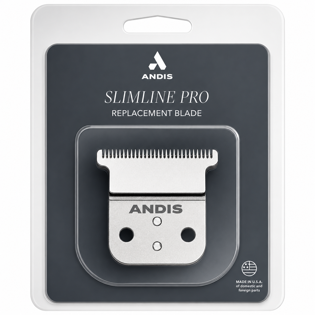Andis Slimline Pro Carbon‑Steel T‑Blade Replacement Blade 32105