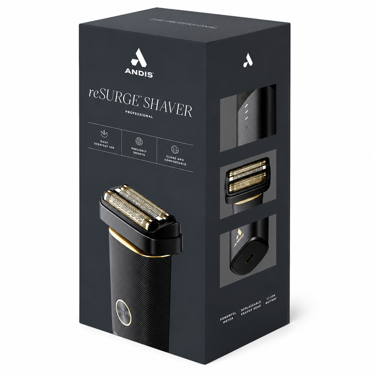 Andis reSurge Shaver Professional Lithium-Ion Battery Wet/Dry 100-240V Model 17300