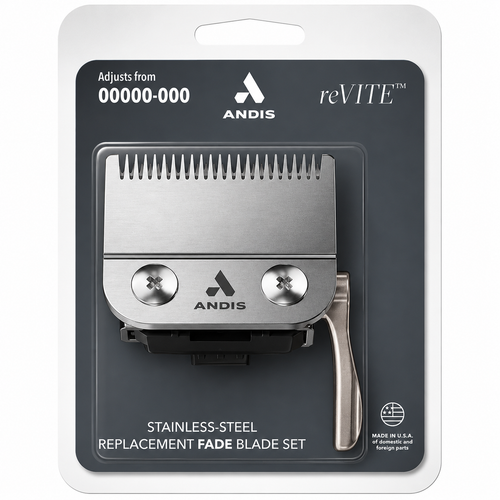 Andis reVITE Stainless Steel Replacement Fade Blade Fits reVITE Clipper 86015
