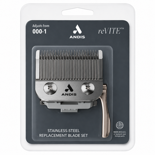 Andis reVITE Stainless Steel Replacement Taper Blade Fits reVITE Clipper 86010