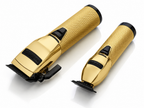 BABYLISS PRO MetalFX Series Gold Clipper and Trimmer Set FX787GB & FX870GB FXHOLPK2GB