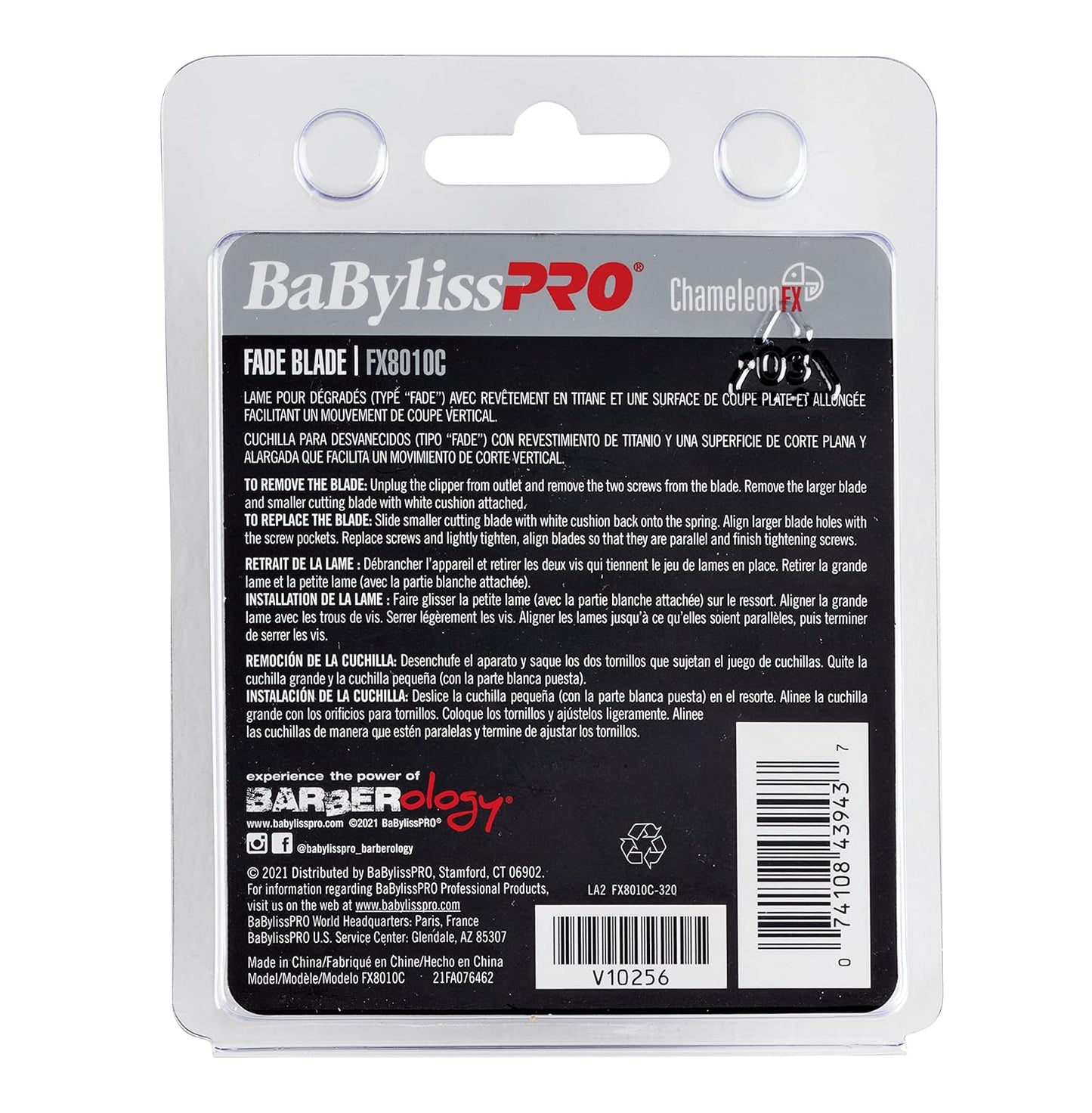 BaBylissPRO ChameleonFX Titanium Fade Blade FX8010C