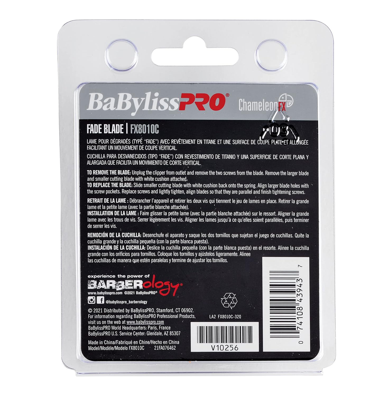 BaBylissPRO ChameleonFX Titanium Fade Blade FX8010C