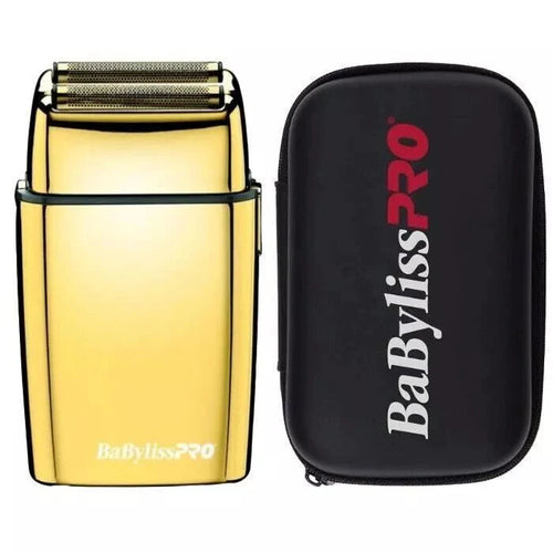 BaBylissPRO FOILFX02 Cordless Metal Double Foil Shaver Set FXFS2G+FXFS2BPCASE