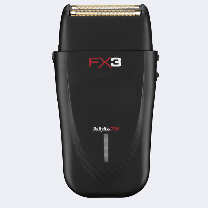 BaBylissPRO FX3 Professional High Speed Foil Black Shaver FXX3SB